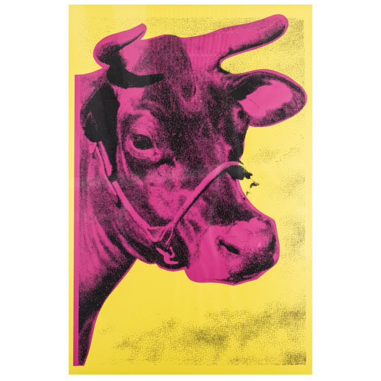 Hauptbild zu Objekt, Wallpaper 'Cow' (after), 1971, Andy Warhol (after), 169E 1037