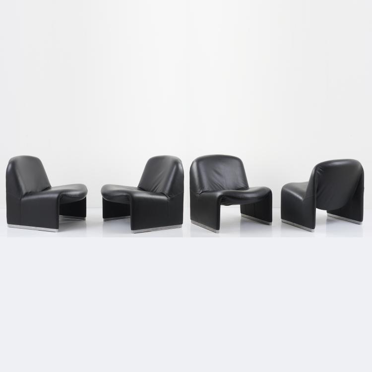 Hauptbild zu Objekt, Four 'Alky' armchairs, 1969, Giancarlo Piretti, Castelli, Bologna, 167A 211