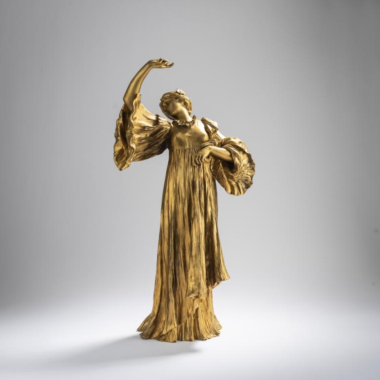 Bild 3 zu Objekt, 'Danseuse &agrave; la Marguerite' from the 'le Jeu de l'Echarpe' centerpiece, 1898, Agathon L&eacute;onard, Susse Fr&egrave;res, Paris, 168B 343