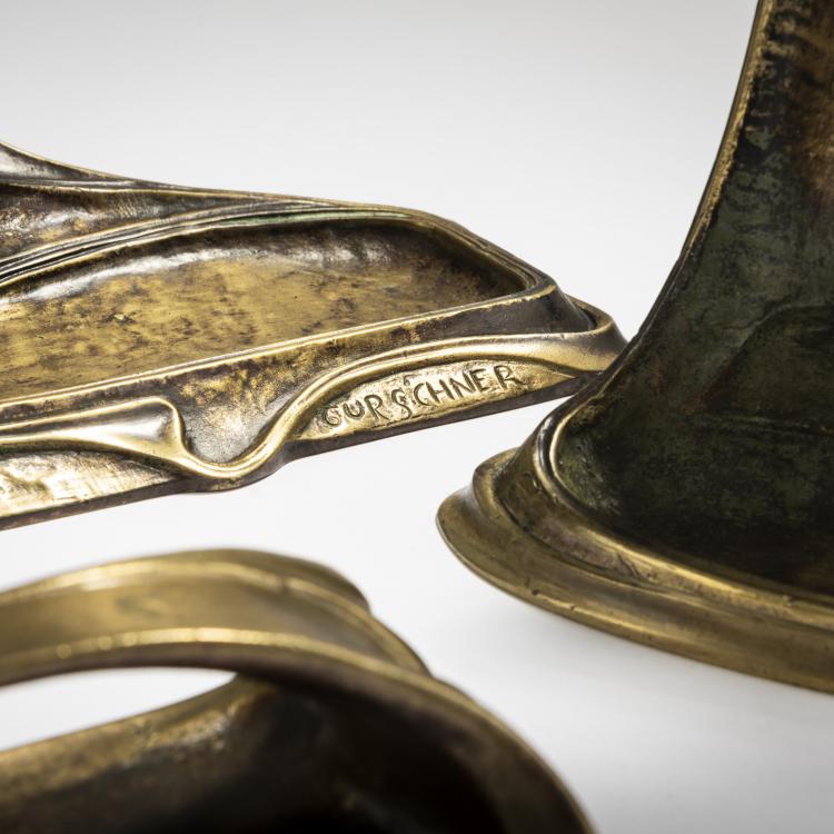 Bild 2 zu Objekt, Dreiteiliges Schreibset, um 1902-04, Gustav Gurschner, Maison Moderne, Paris, 168B 390