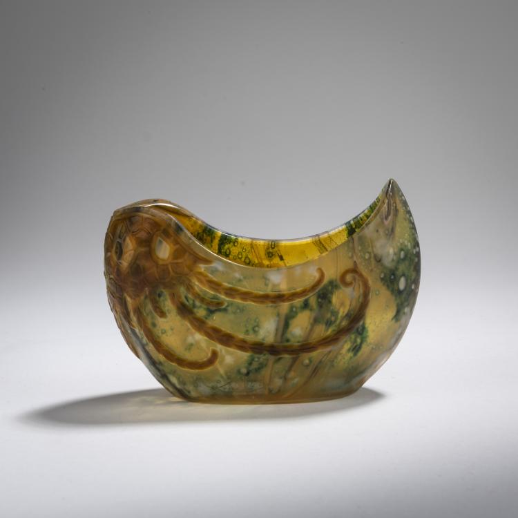 Hauptbild zu Objekt, 'Marine' bowl, c. 1904, Emile Gall&eacute;, Gall&eacute;, Nancy, 168A 140