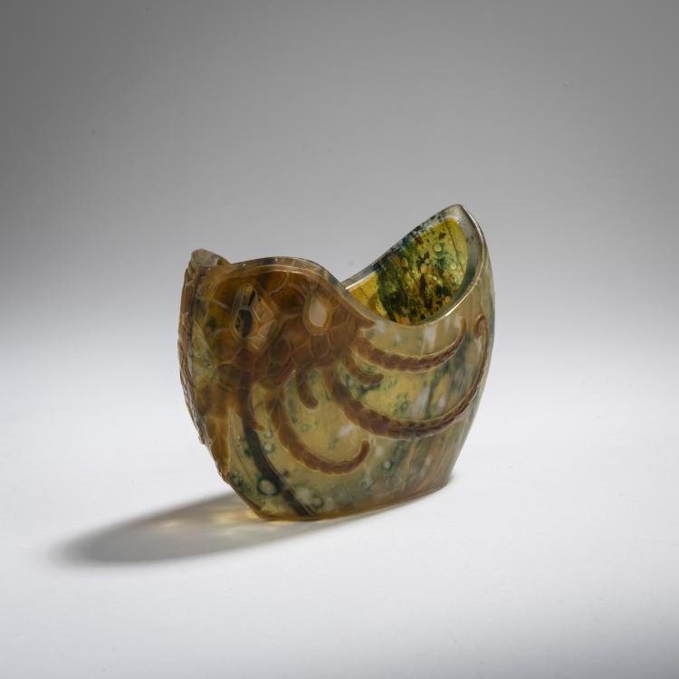 Bild 1 zu Objekt, 'Marine' bowl, c. 1904, Emile Gall&eacute;, Gall&eacute;, Nancy, 168A 140