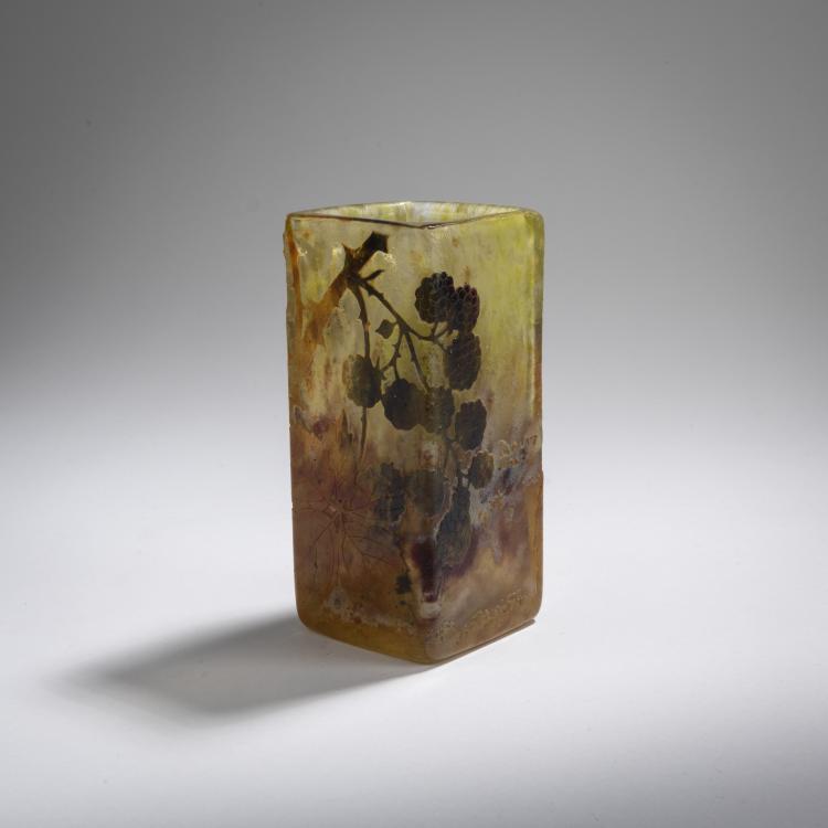 Hauptbild zu Objekt, Vase 'M&ucirc;res en automne', c. 1910, Daum Fr&egrave;res, Nancy, 168A 64