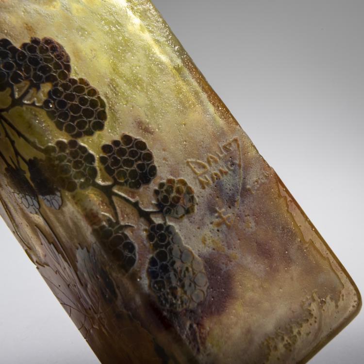 Bild 3 zu Objekt, Vase 'M&ucirc;res en automne', c. 1910, Daum Fr&egrave;res, Nancy, 168A 64