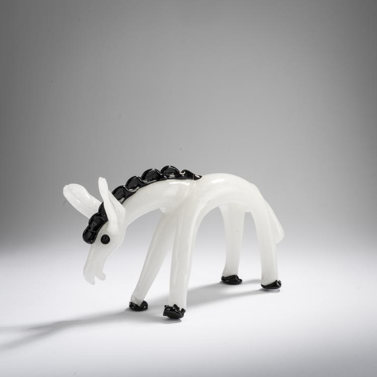 Hauptbild zu Objekt, 'Pulegoso' donkey, c. 1930, Ercole Barovier, Barovier & C., Vetreria artistica, Murano, 167C 702