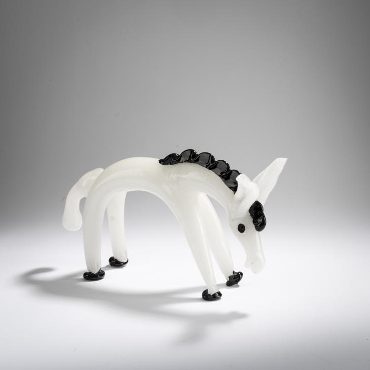 Bild 1 zu Objekt, 'Pulegoso' donkey, c. 1930, Ercole Barovier, Barovier & C., Vetreria artistica, Murano, 167C 702