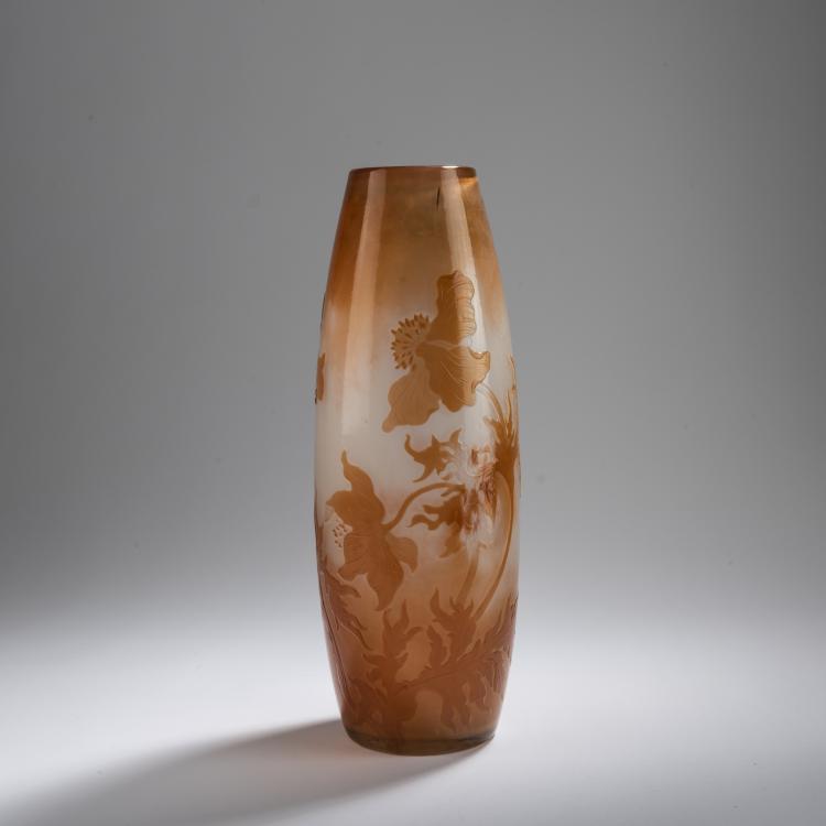 Hauptbild zu Objekt, Vase 'Pavots', c. 1898, Emile Gall&eacute;, Gall&eacute;, Nancy, 168A 131