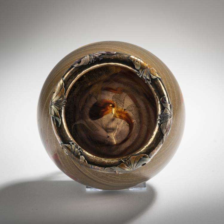 Bild 2 zu Objekt, 'Etude'-Marquetry bowl with silver mounting, Etude, c. 1900, Emile Gall&eacute;, Gall&eacute;, Nancy, 168A 133