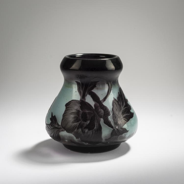 Hauptbild zu Objekt, Vase 'Pavots', c. 1900, Henri Muller, Muller, Henri, Croismare, 168A 220