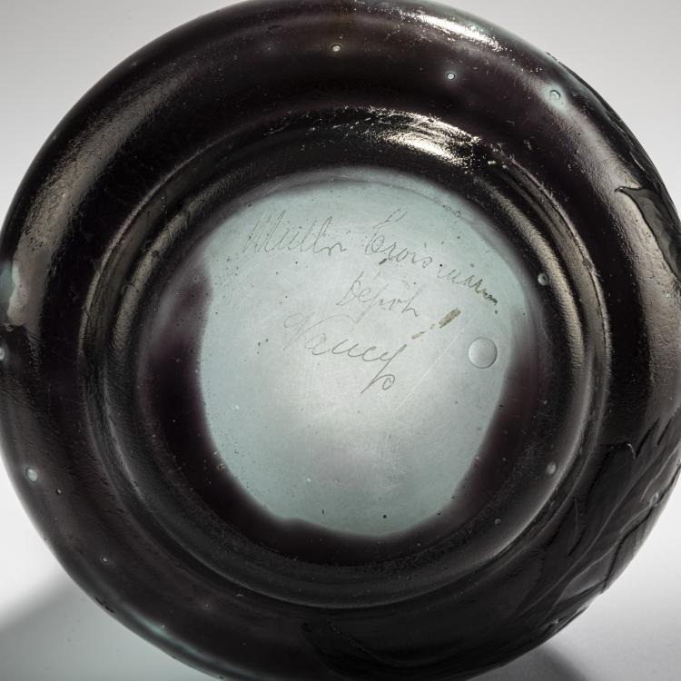 Bild 3 zu Objekt, Vase 'Pavots', c. 1900, Henri Muller, Muller, Henri, Croismare, 168A 220