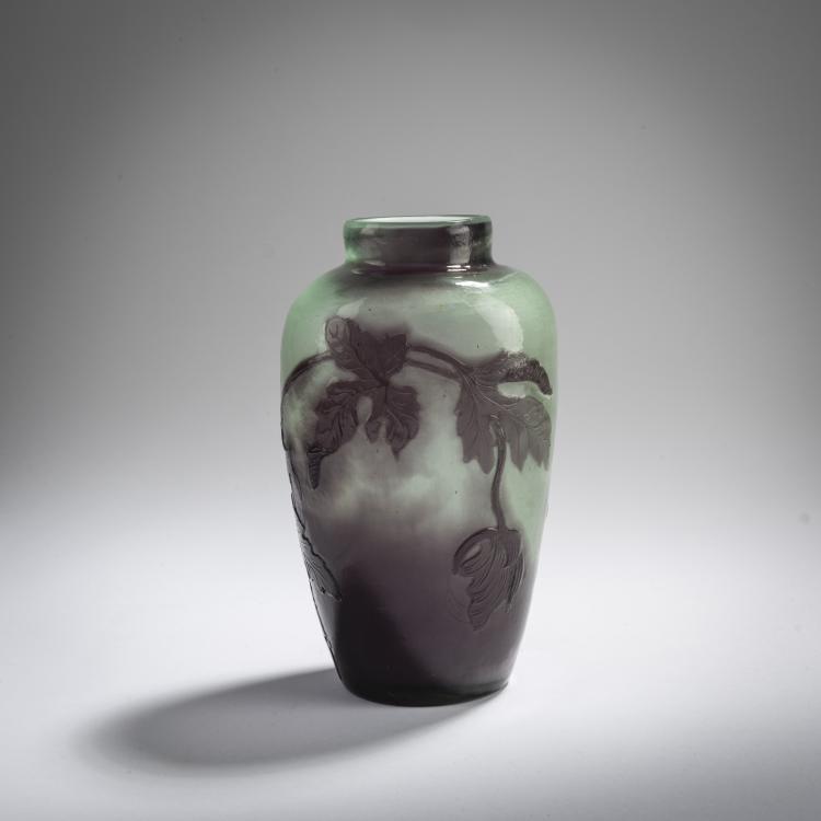 Bild 1 zu Objekt, Small 'An&eacute;mones de Caen' vase, c. 1895, Emile Gall&eacute;, Gall&eacute;, Nancy, 168A 116