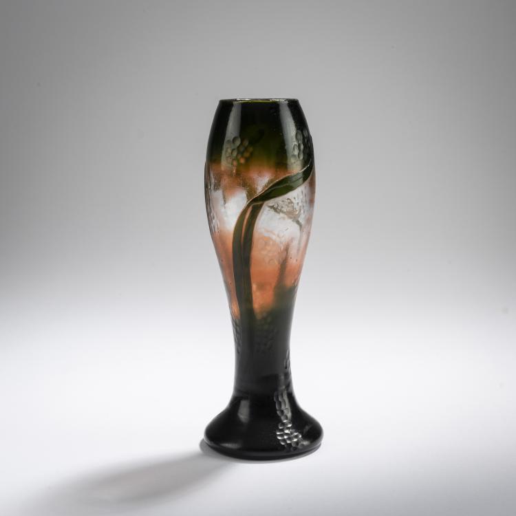 Bild 1 zu Objekt, Small Martel&eacute; Vase 'Iris', 1898-1903, Daum Fr&egrave;res, Nancy, 168A 39