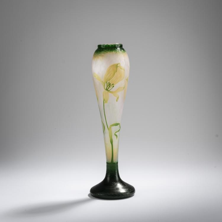 Bild 1 zu Objekt, Martel&eacute;-Vase 'Tulipes', um 1900, Henri Berg&eacute;, Daum Fr&egrave;res, Nancy, 168A 44