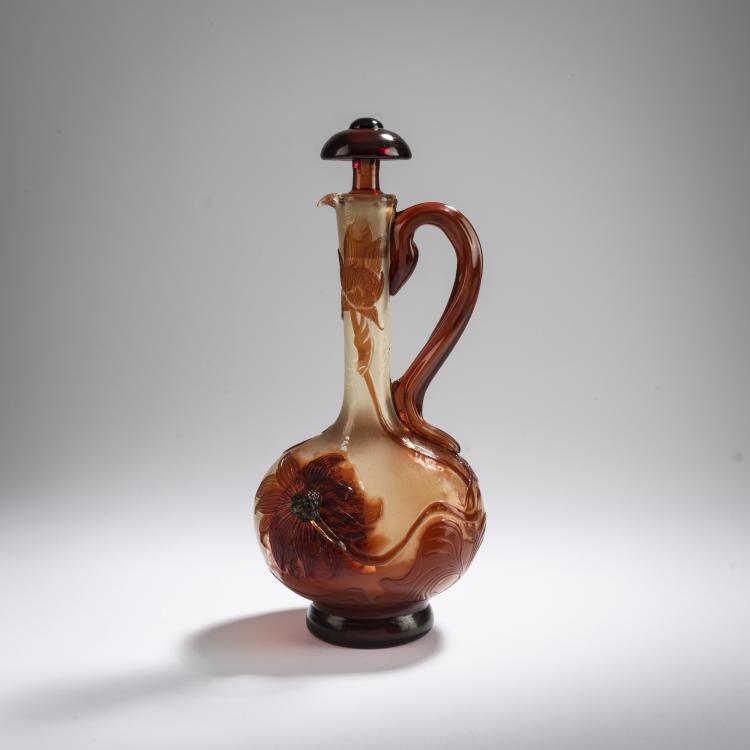 Hauptbild zu Objekt, 'Tournesol' carafe, 1898, Emile Gall&eacute;, Gall&eacute;, Nancy, 168A 127