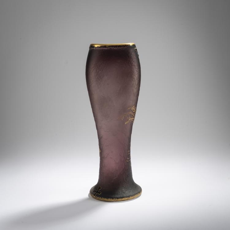 Bild 3 zu Objekt, Tall vase 'Chardons de Lorraine', c. 1896, Daum Fr&egrave;res, Nancy, 168A 35