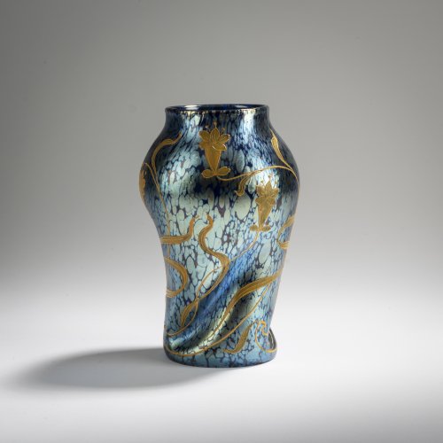 Vase with embossed Gold 'Papillon', c. 1899