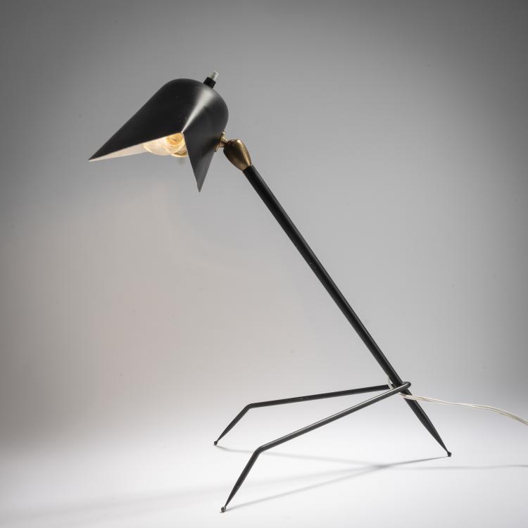 Bild 1 zu Objekt, Tischleuchte 'Tr&eacute;pied', 1954, Serge Mouille, Steph Simon, Paris, 169A 120
