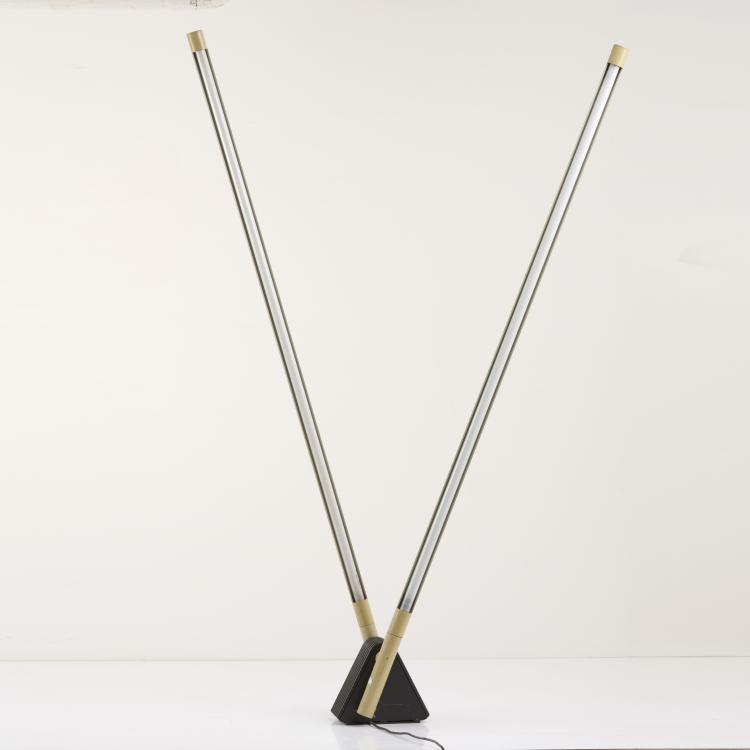 Hauptbild zu Objekt, 'Flu' floor light, 1980, Rodolfo Bonetto, Luci Illuminazione, Cinisello, 167A 291