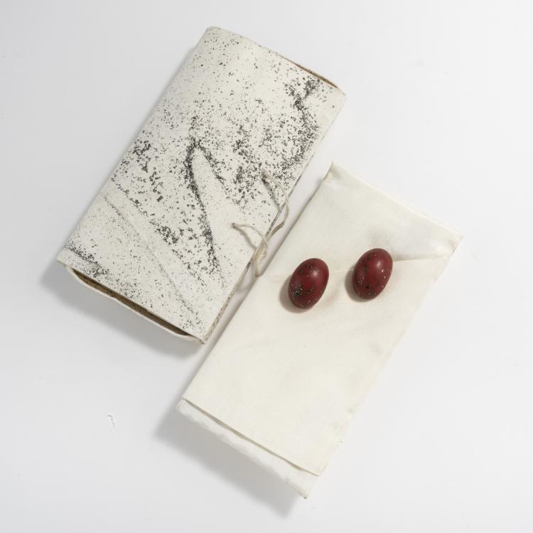 Hauptbild zu Objekt, Paar Ohrringe, um 1985, Erico Nagai, 169D 852