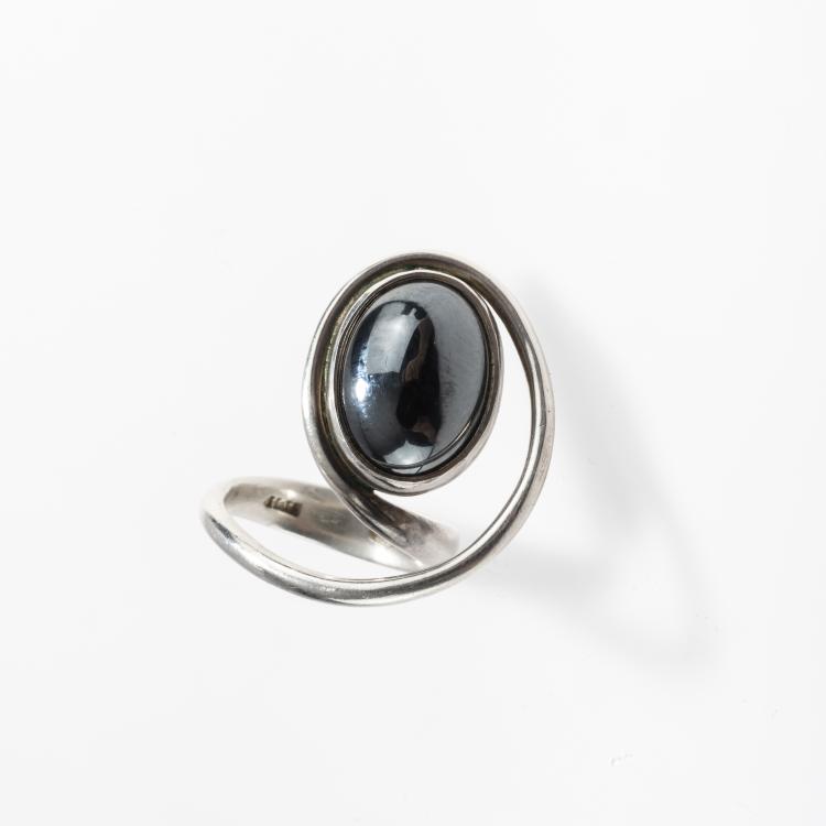 Hauptbild zu Objekt, Ring 'Swing', 1980s, Allan Scharff, Hansen, Hans, Kopenhagen/ Jensen, Georg, Kopenhagen, 169D 800