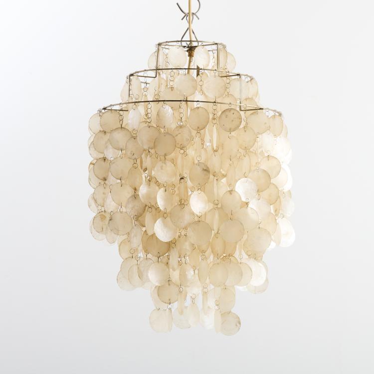 Hauptbild zu Objekt, Deckenleuchte 'Fun 1 DM', 1964, Verner Panton, L&uuml;ber AG, Basel, 169C 667