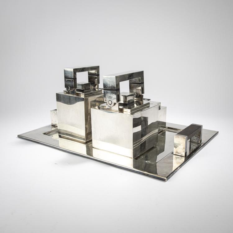 Bild 2 zu Objekt, Six-piece coffee and tea service 'Kubus', 1990s, Markus Engert, Engert, Markus, W&uuml;rzburg, 169C 524