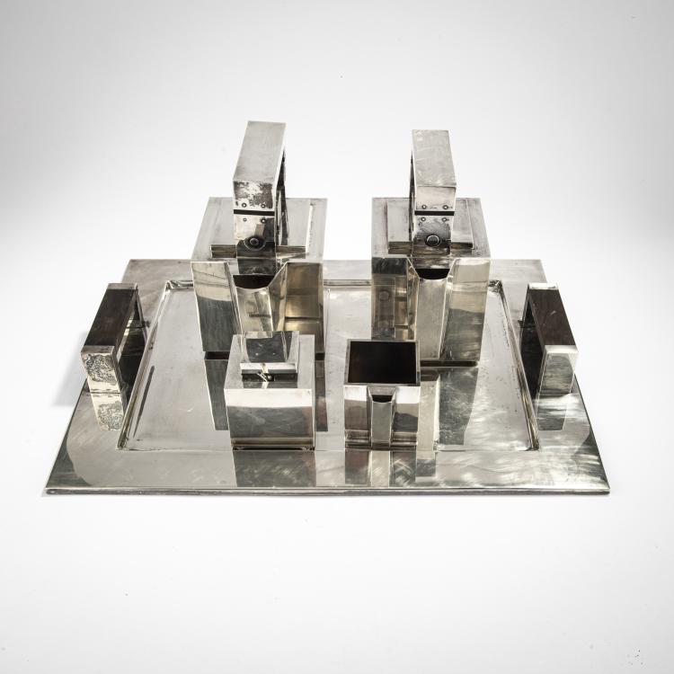 Bild 3 zu Objekt, Six-piece coffee and tea service 'Kubus', 1990s, Markus Engert, Engert, Markus, W&uuml;rzburg, 169C 524