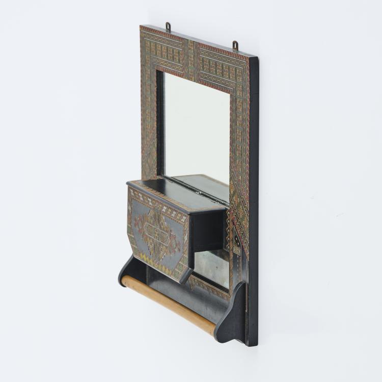 Bild 1 zu Objekt, Wall mirror with shelf, 1920s/30s, Italien, 167A 4