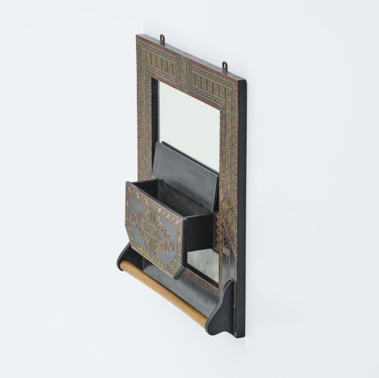 Bild 2 zu Objekt, Wall mirror with shelf, 1920s/30s, Italien, 167A 4