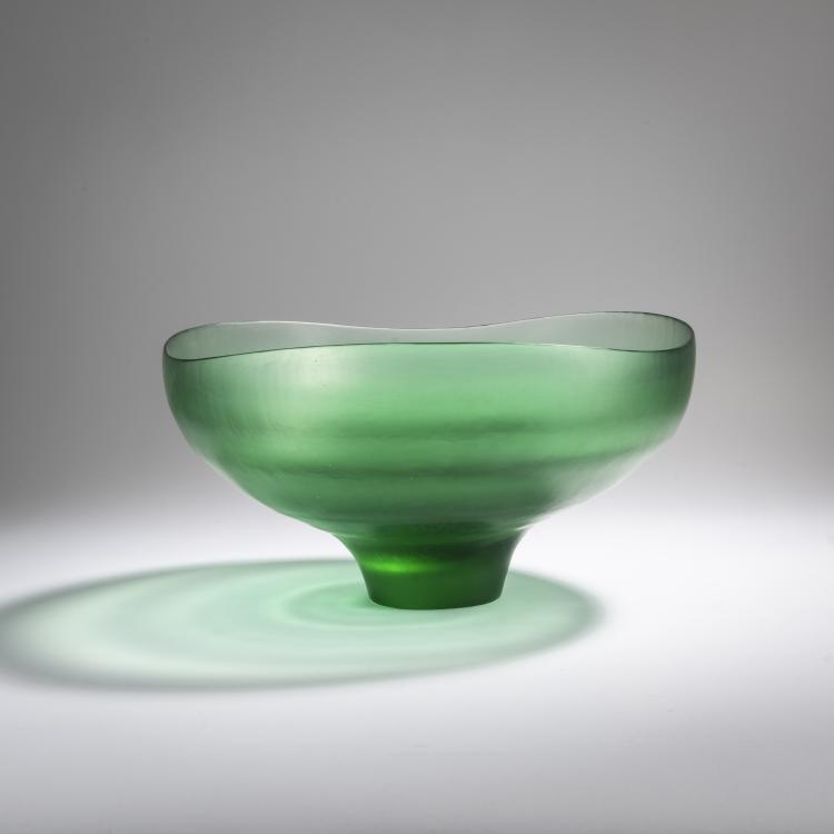 Hauptbild zu Objekt, 'Battuto' bowl, 1959/60, Tobia Scarpa, Venini & C., Murano, 167C 658