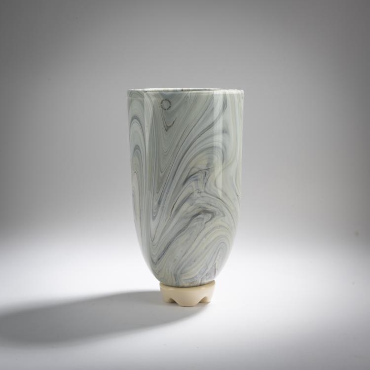 Hauptbild zu Objekt, 'Nuvelato' vase, c. 2000, Gabriele Magro, Venini & C., Murano, 167C 699