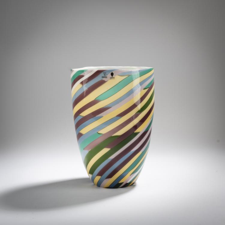 Bild 1 zu Objekt, Vase 'Klee', 1982, Laura Diaz de Santillana, Venini & C., Murano, 167C 694