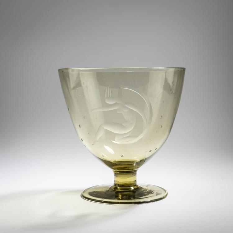 Hauptbild zu Objekt, 'La luna' vase, 1930-32, Guido Balsamo Stella, S.A.L.I.R., Murano, 167C 609