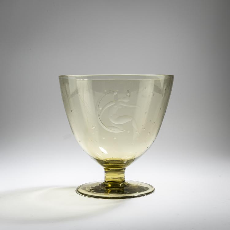 Bild 1 zu Objekt, 'La luna' vase, 1930-32, Guido Balsamo Stella, S.A.L.I.R., Murano, 167C 609