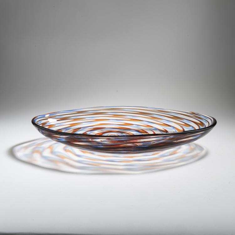 Hauptbild zu Objekt, Bowl, c. 1955, Dino Martens (attributed), Toso, Aureliano, Murano (zugeschrieben/attributed), 167C 783