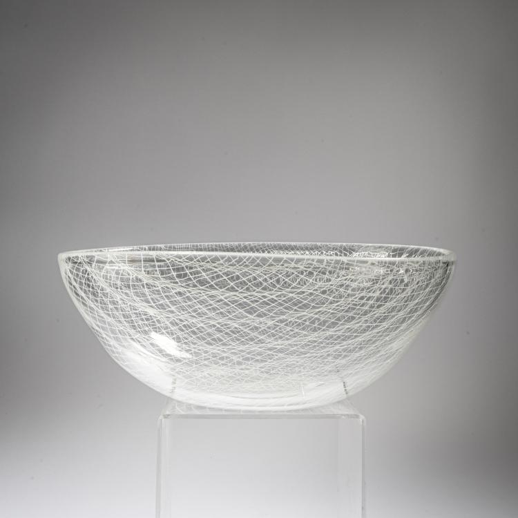Hauptbild zu Objekt, 'Merletto' bowl, c. 1955, Archimede Seguso, Archimede Seguso, 167C 761