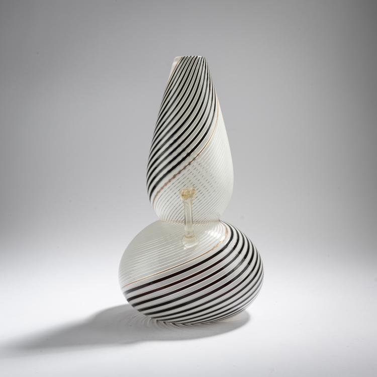 Bild 1 zu Objekt, 'Mezza filigrana' Vase, 1954, Dino Martens, Toso, Aureliano, Murano, 167C 779