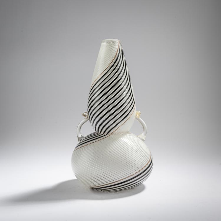 Bild 2 zu Objekt, 'Mezza filigrana' Vase, 1954, Dino Martens, Toso, Aureliano, Murano, 167C 779