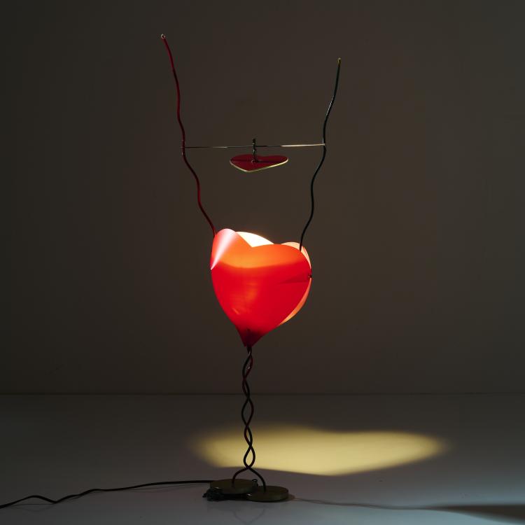 Hauptbild zu Objekt, 'One from the Heart' table light, 1989, Ingo Maurer, Design M, Maurer, Ingo, M&uuml;nchen, 169A 28