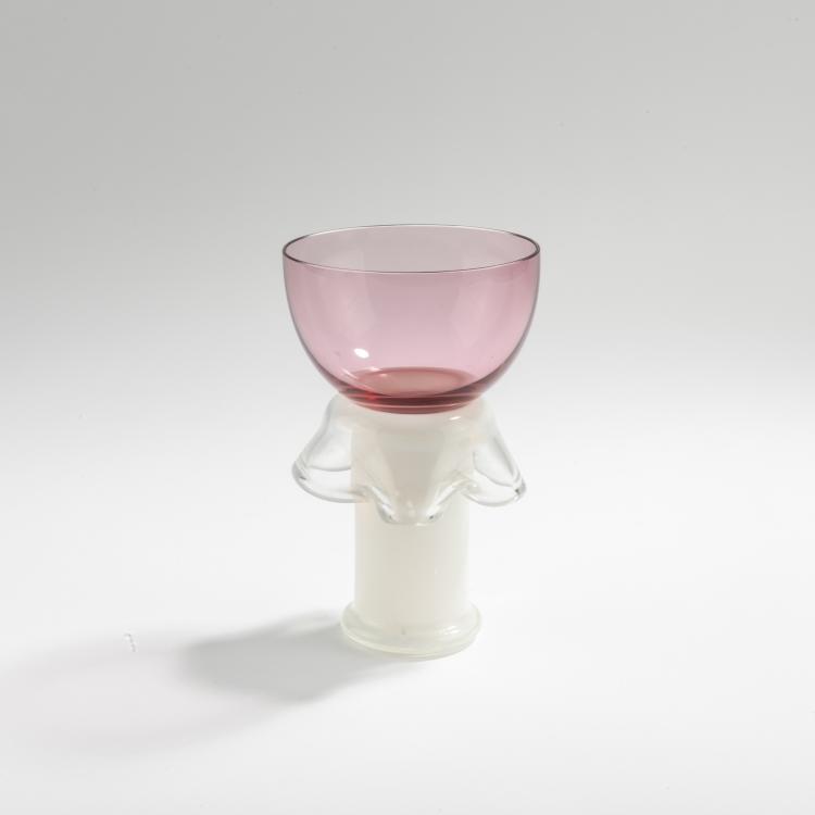 Bild 1 zu Objekt, Prototyp eines Rotweinglases, 1980er Jahre, Bořek &Scaron;&iacute;pek, Novotny Glass, Novy Bor, 169A 45