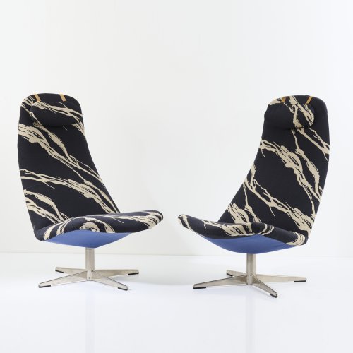 Two 'Contourette Roto' chairs, 1958