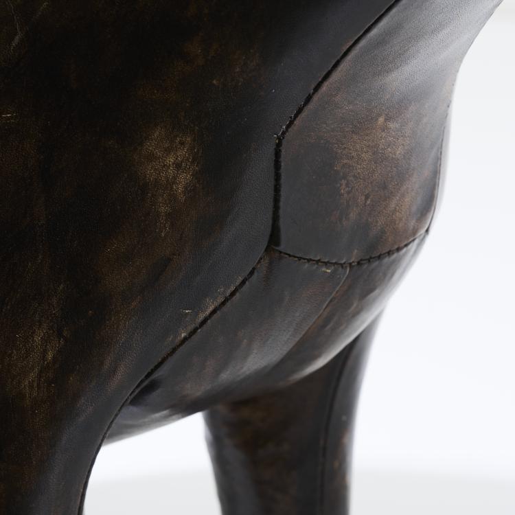 Bild 4 zu Objekt, 'Boxer' foot stool, 1960/70s, Dimitri Omersa, Omersa & Co., Lincolnshire; Vertrieb: Abercrombie & Fitch, USA ; Svenskt Tenn, Stockholm, 167B 535