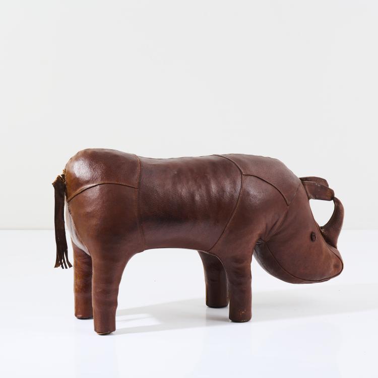 Bild 3 zu Objekt, 'Rhinoceros' foot stool, 1960s / 70s, Dimitri Omersa, Omersa & Co., Lincolnshire, 167B 534