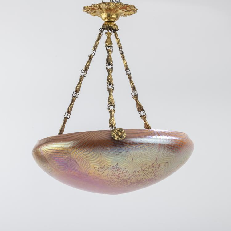 Bild 1 zu Objekt, 'Ph&auml;nomen' ceiling light, 1907, L&ouml;tz Wwe., Klosterm&uuml;hle, 168A 287