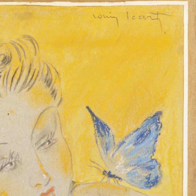 Bild 1 zu Objekt, Design for the 'Roger & Gallet' poster, c. 1930, Louis Icart, 168B 521