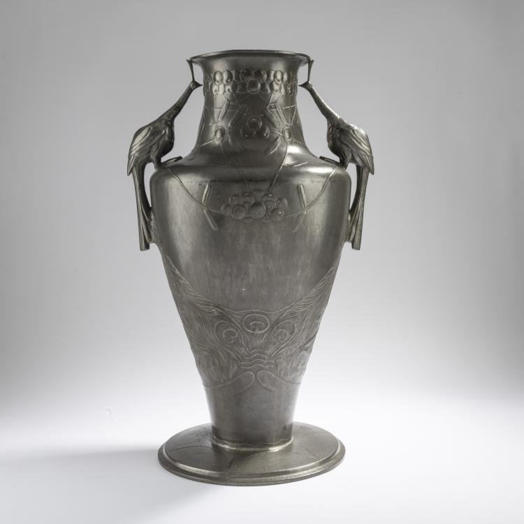 Hauptbild zu Objekt, Hohe Vase, 1900/01, Scherf, Walter, N&uuml;rnberg, 168B 400