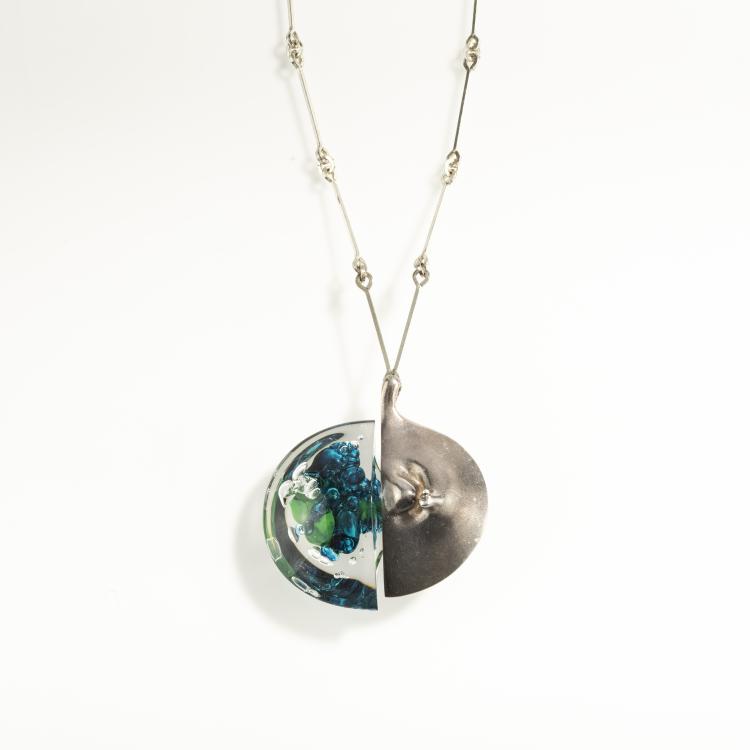 Hauptbild zu Objekt, Halskette 'Kilimanjaro', 1978, Bj&ouml;rn Weckstr&ouml;m, Lapponia, Helsinki, 169D 797