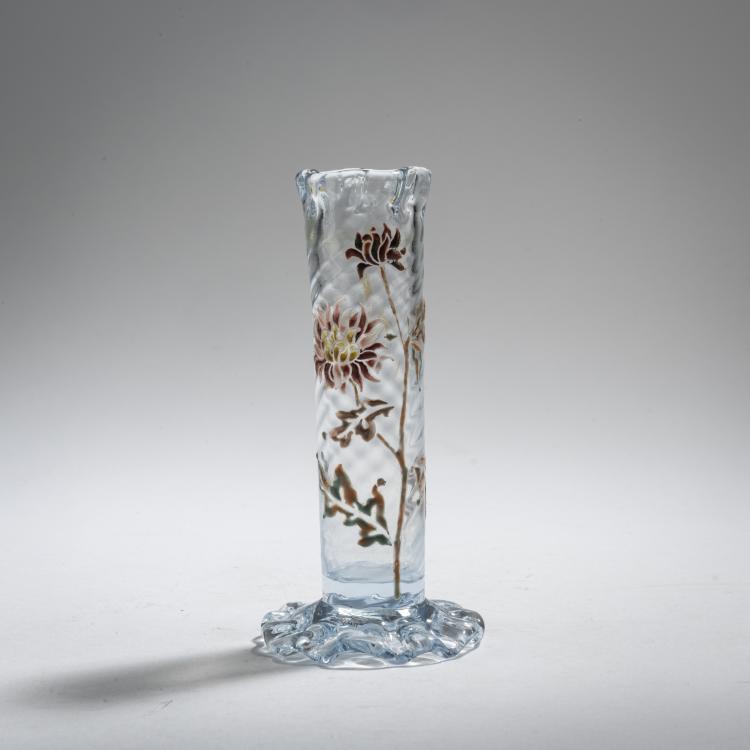 Hauptbild zu Objekt, Small vase 'Dahlias', c. 1890, Emile Gall&eacute;, Gall&eacute;, Nancy, 168A 112