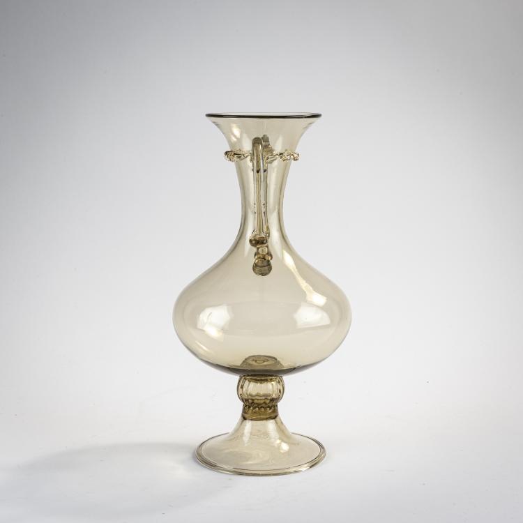 Bild 1 zu Objekt, Handle vase, c. 1926, Napoleone Martinuzzi (attributed), Venini & C., Murano (zugeschrieben/attr.), 170C 527