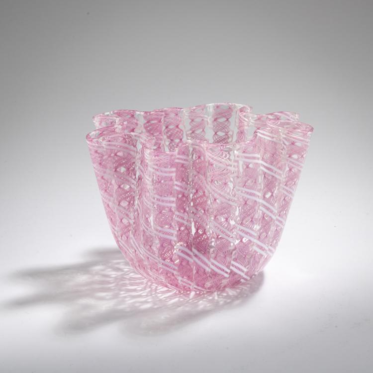 Bild 1 zu Objekt, 'Fazzoletto' vase, c. 1950, Fulvio Bianconi, Venini & C., Murano, 170C 547